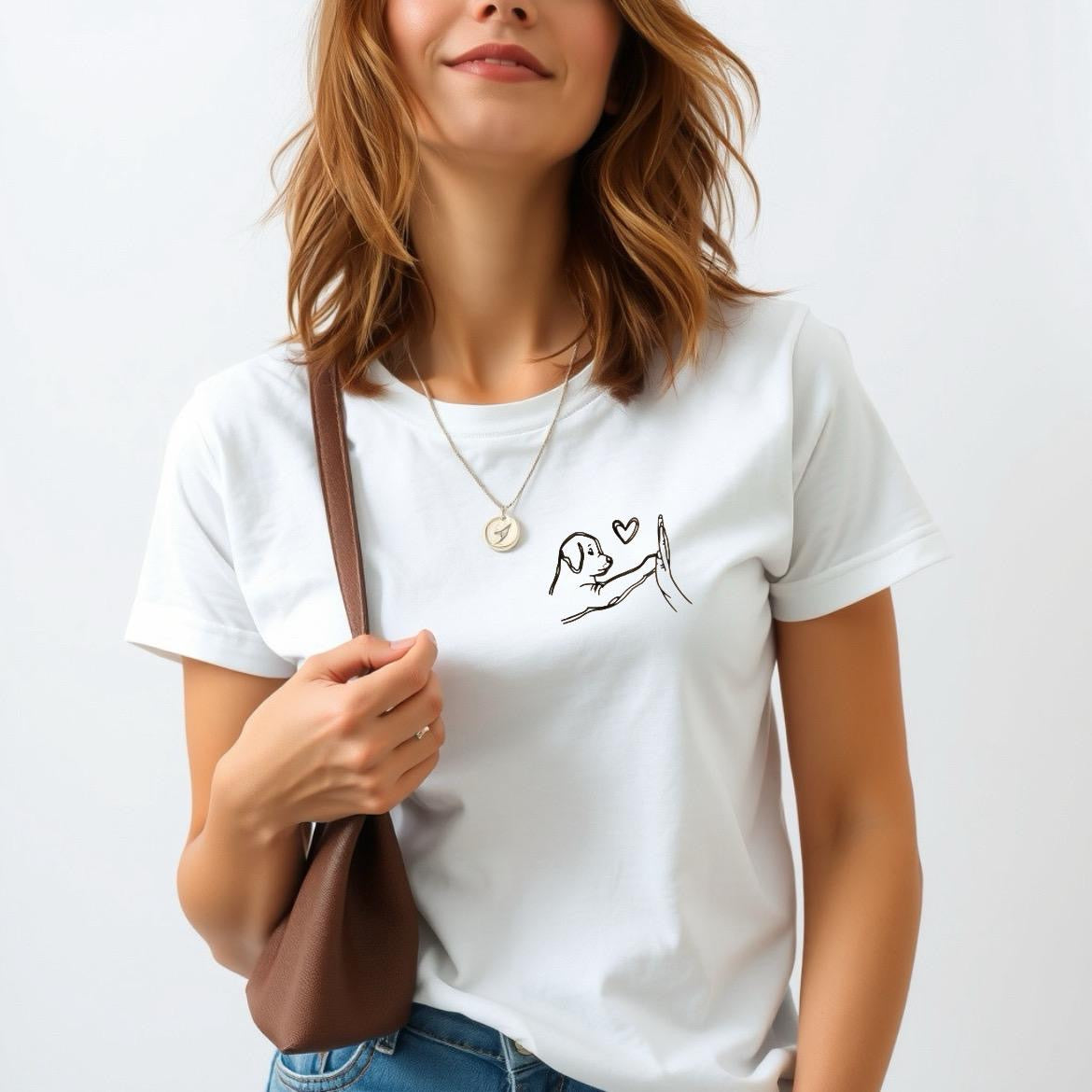 T-shirt donna con frase ironica