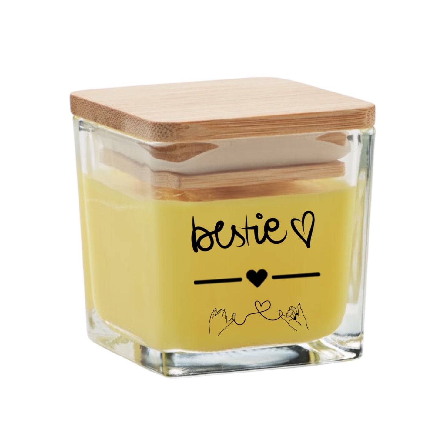 Candela profumata personalizzata 50gr aroma LIMONE