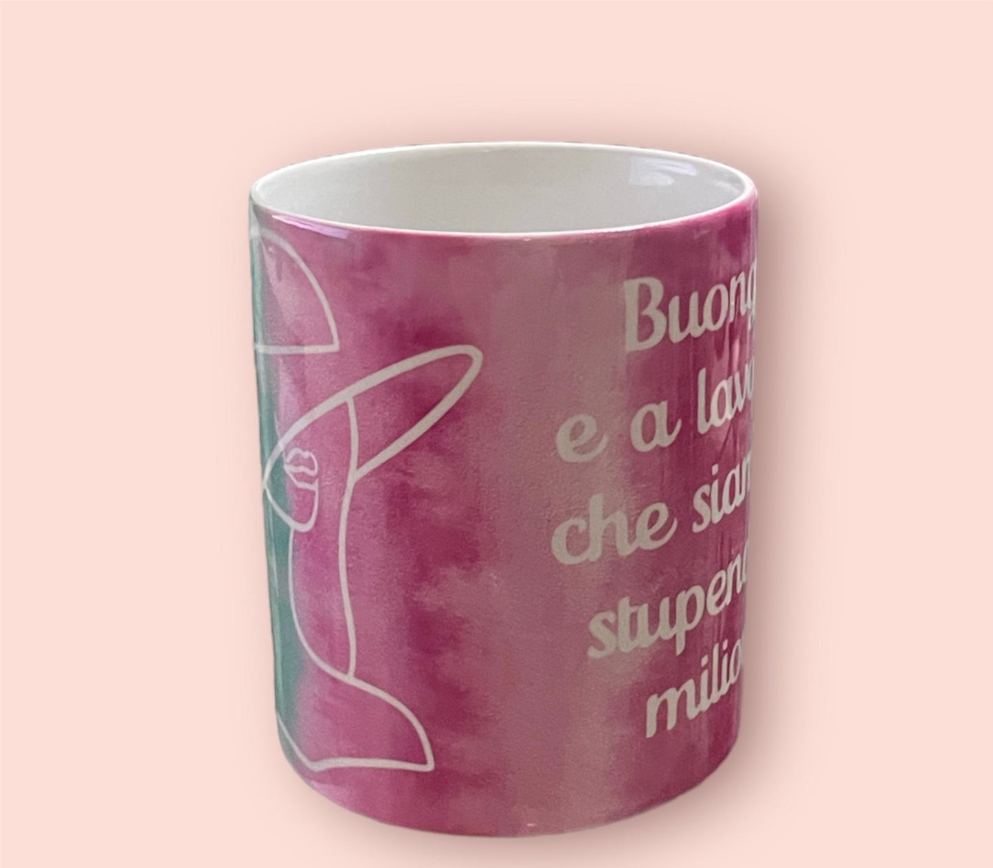 Tazza personalizzata con scritta ironica