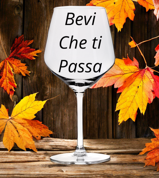 Calice Rosè 38cl personalizzabile con nomi, frasi o loghi