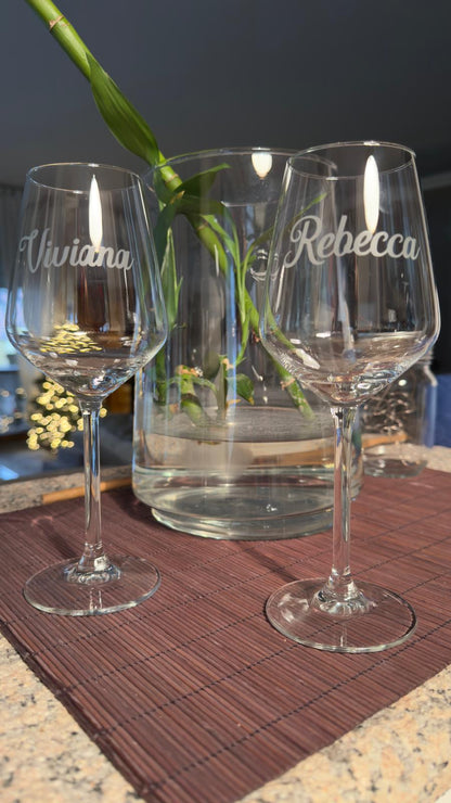 Coppia di calici personalizzati da 53cl