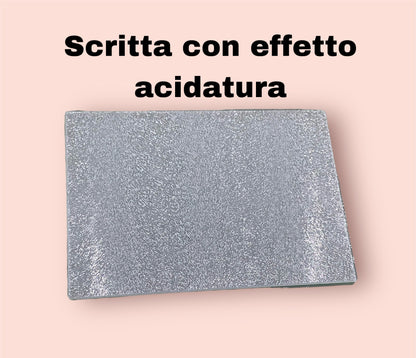 Tagliere in vetro testurizzato