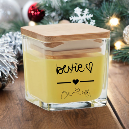 Candela profumata personalizzata 50gr aroma  LIMONE