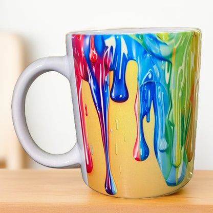 Tazza personalizzata con goccie effetto 3D