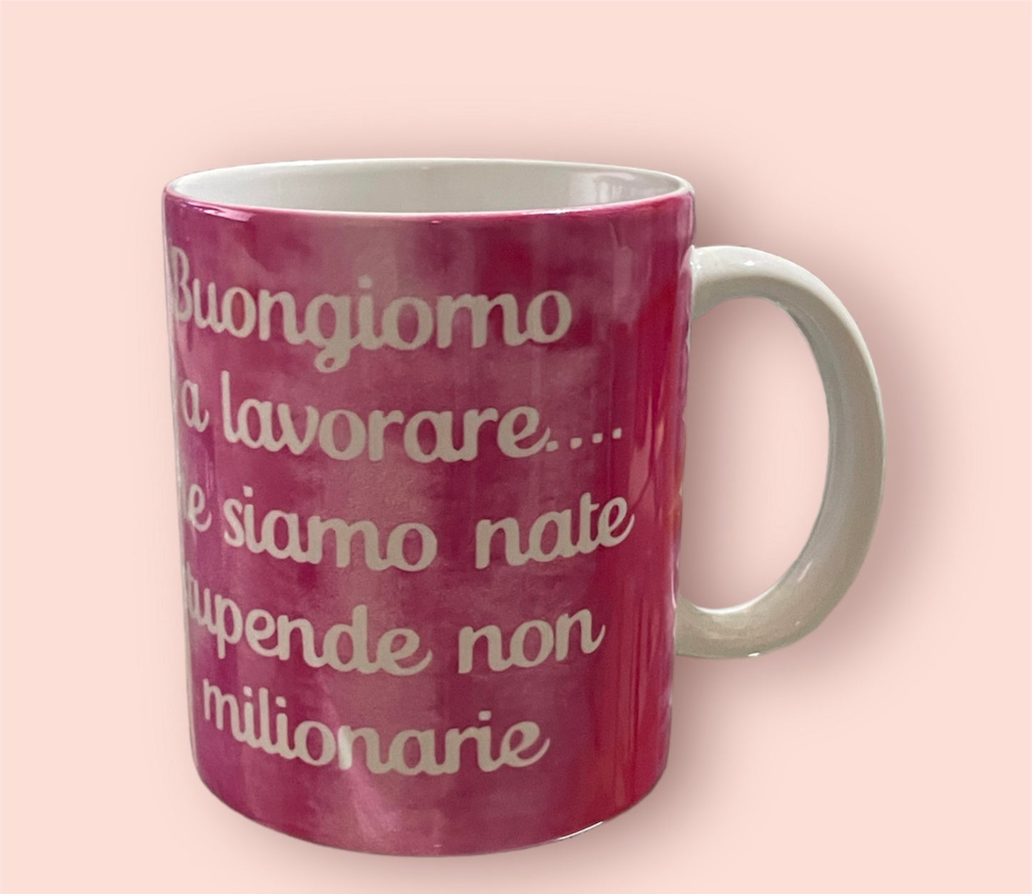 Tazza personalizzata con scritta ironica
