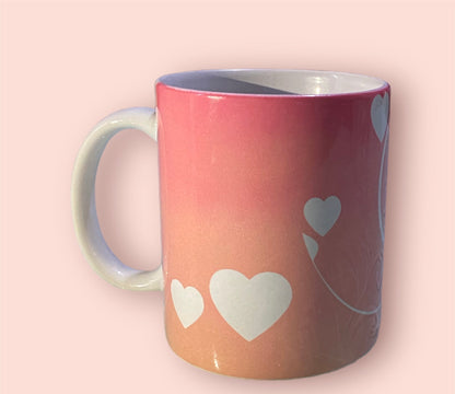 Tazza personalizzata con cuori