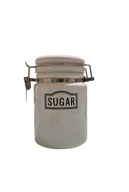 Barattolo da cucina personalizzato in ceramica con chiusura