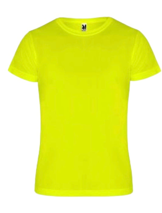 T-SHIRT unisex giallo fluo personalizzata