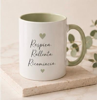 Tazza personalizzata con frase motivazionale